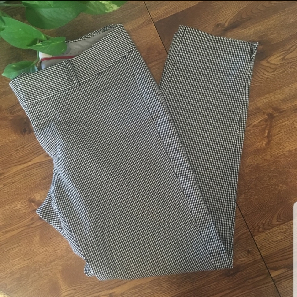 Banana Republic Houndstooth Sloan pants 2P